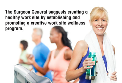 Surgeon General Suggests Creating a Healthy Worksite